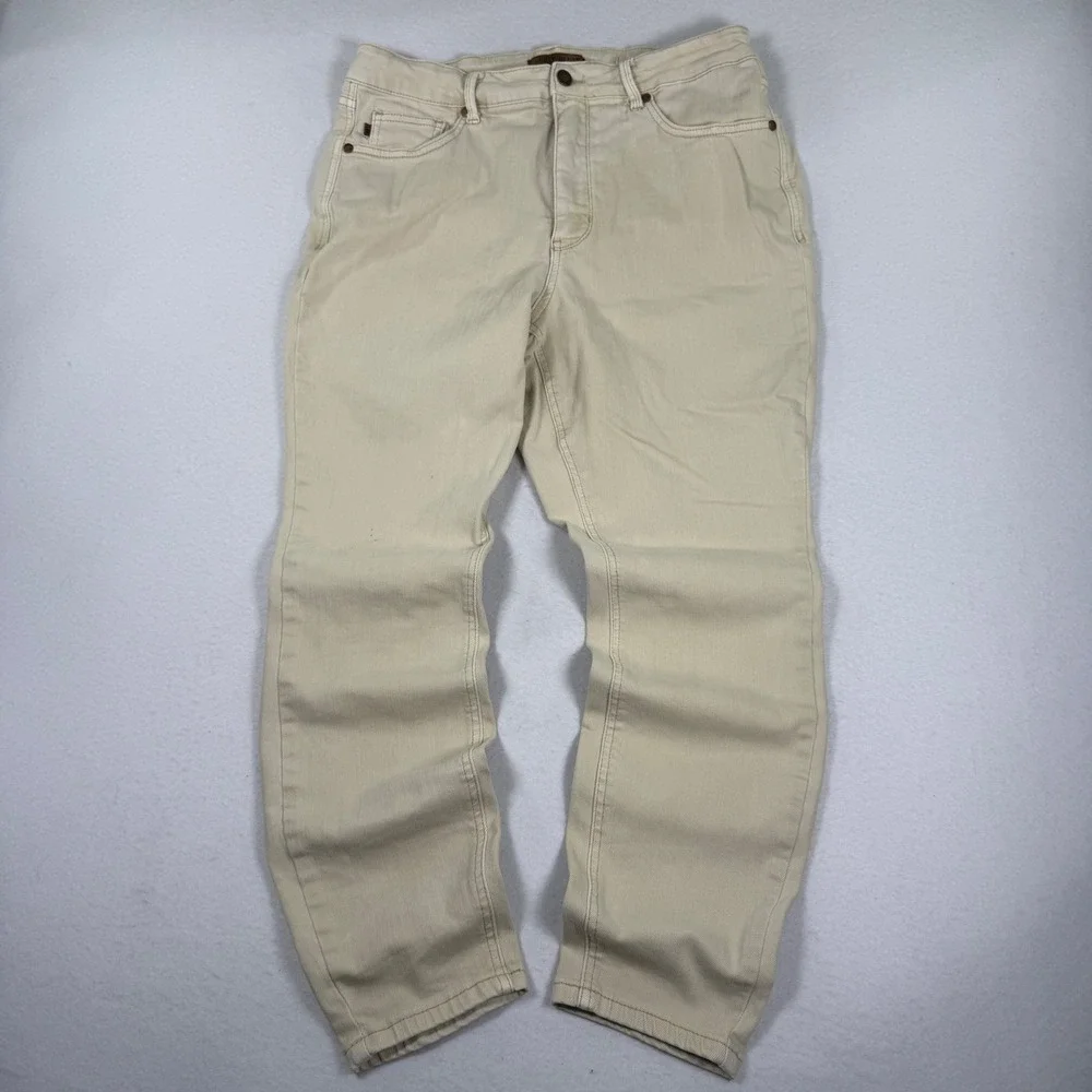 Judy Blue Garment Dyed Jeans 14W Tan Sand High Rise Stretch JB88845 C